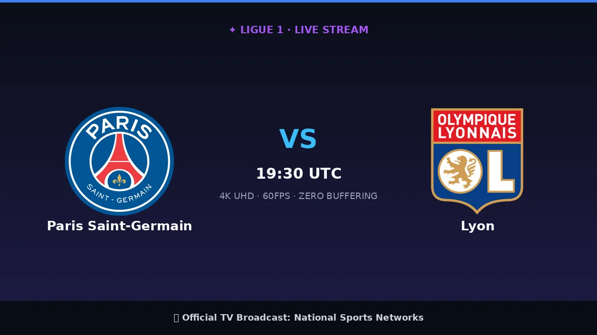 Paris Saint-Germain - Lyon : Sur quelle chaîne TV et où voir le match en streaming ?